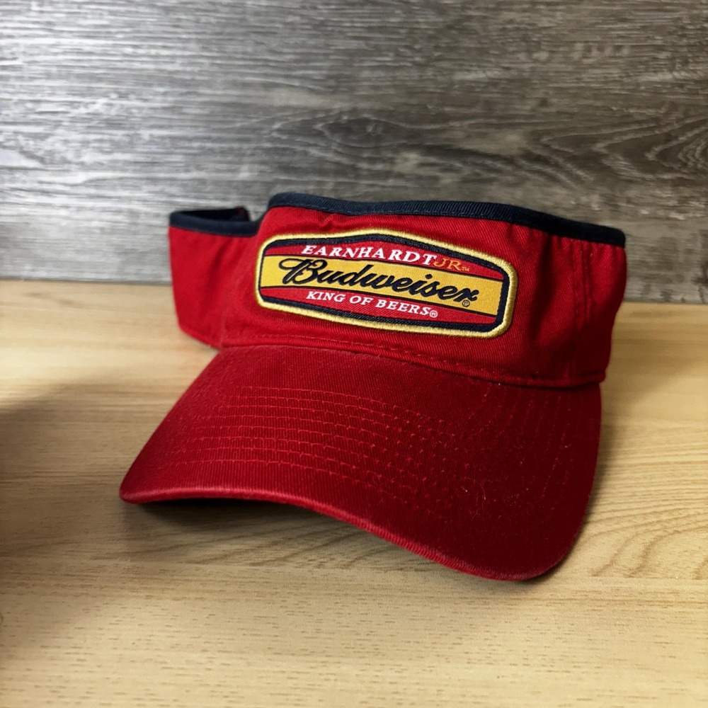 Vintage Dale Earnhardt Jr Hat Cap Strap Back NASCAR Racing Budweiser Mens 2000s - Picture 3 of 9